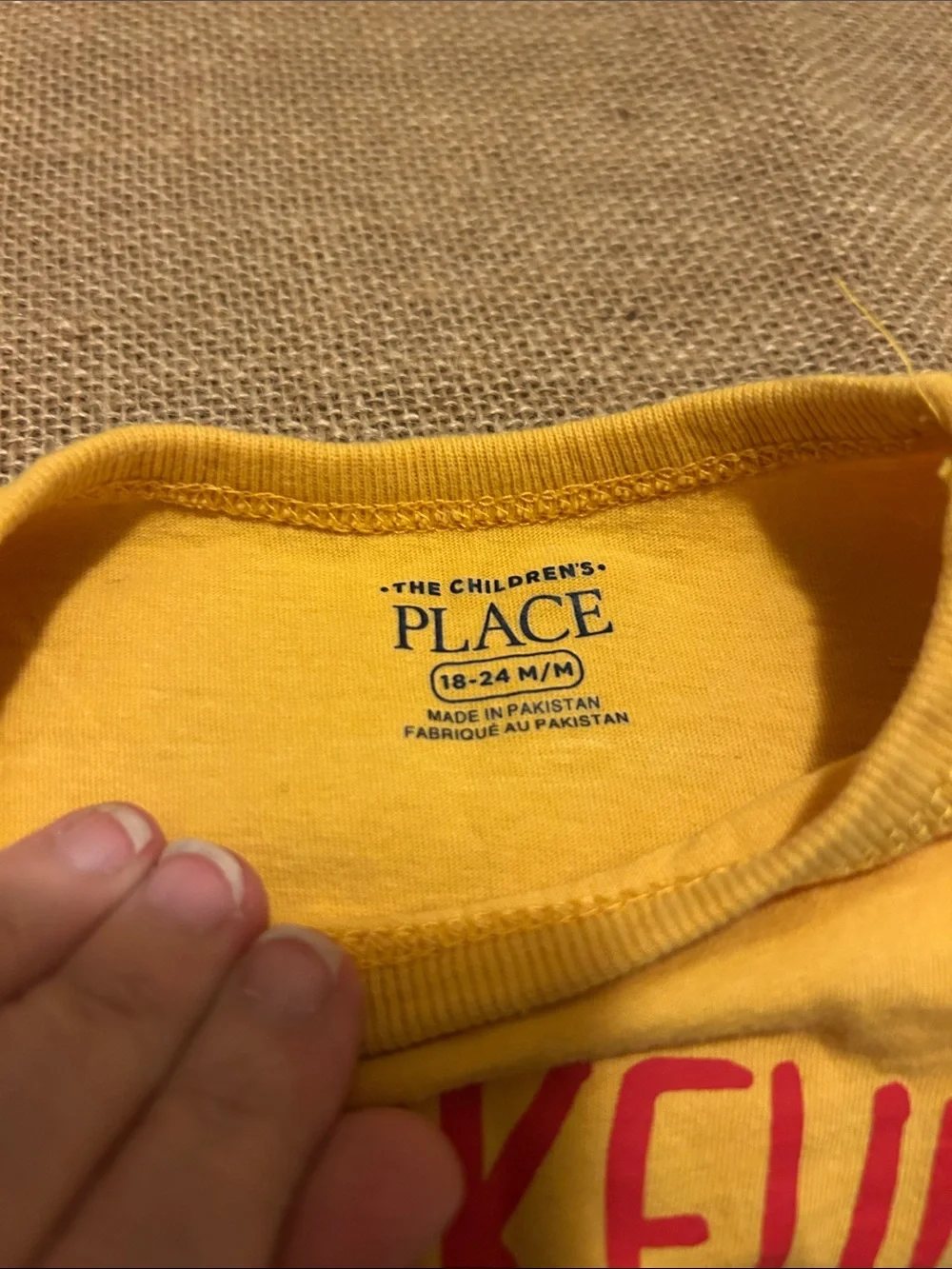 The Children's Place Yellow 'Thankful Little Dude' Long Sleeve Tee